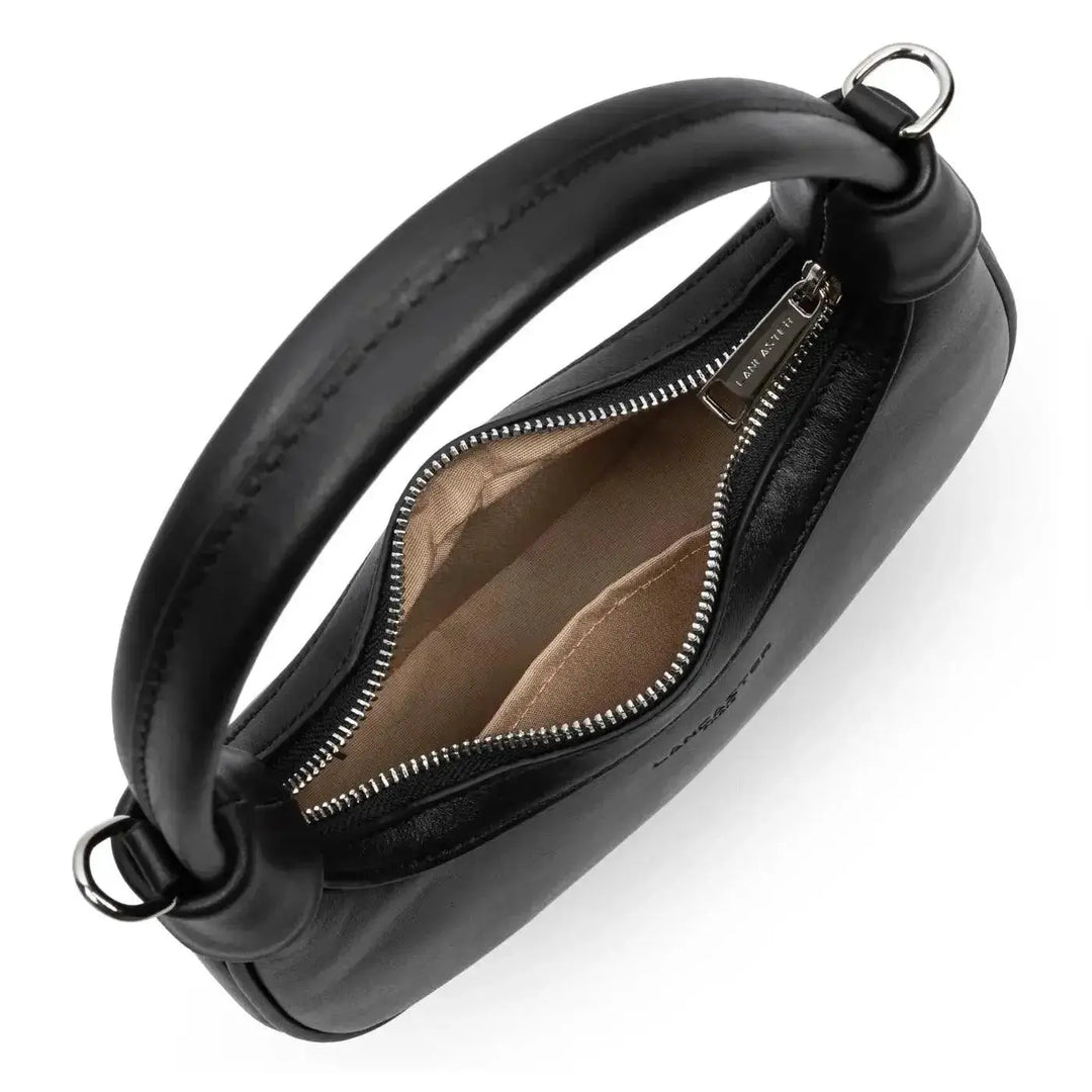 Mini Sac Hobo Lancaster Suave Aura 531-030 - Mini Sac Hobo Lancaster Suave Aura 531-030 - Noir Melisac -Reims