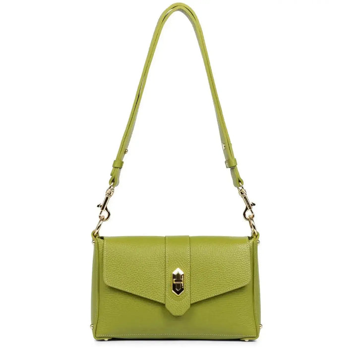 Petit Sac Trotteur Lancaster Top Double 470-53 - Petit Sac Trotteur Lancaster Top Double 470-53 - Olive in Céleri Melisac -Reims