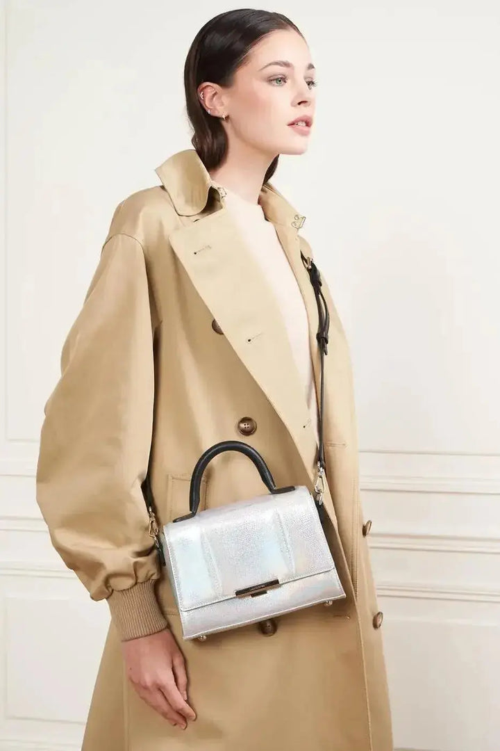 Petit Sac à main Lancaster Exotic Trinity 480-033 - Petit Sac à main Lancaster Exotic Trinity 480-033 - Argent caméléon Melisac -Reims