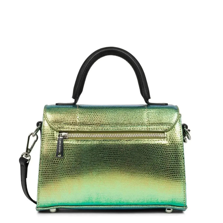 Petit Sac à main Lancaster Exotic Trinity 480-033 - Petit Sac à main Lancaster Exotic Trinity 480-033 - Argent caméléon Melisac -Reims