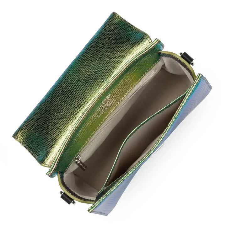 Petit Sac à main Lancaster Exotic Trinity 480-033 - Petit Sac à main Lancaster Exotic Trinity 480-033 - Argent caméléon Melisac -Reims