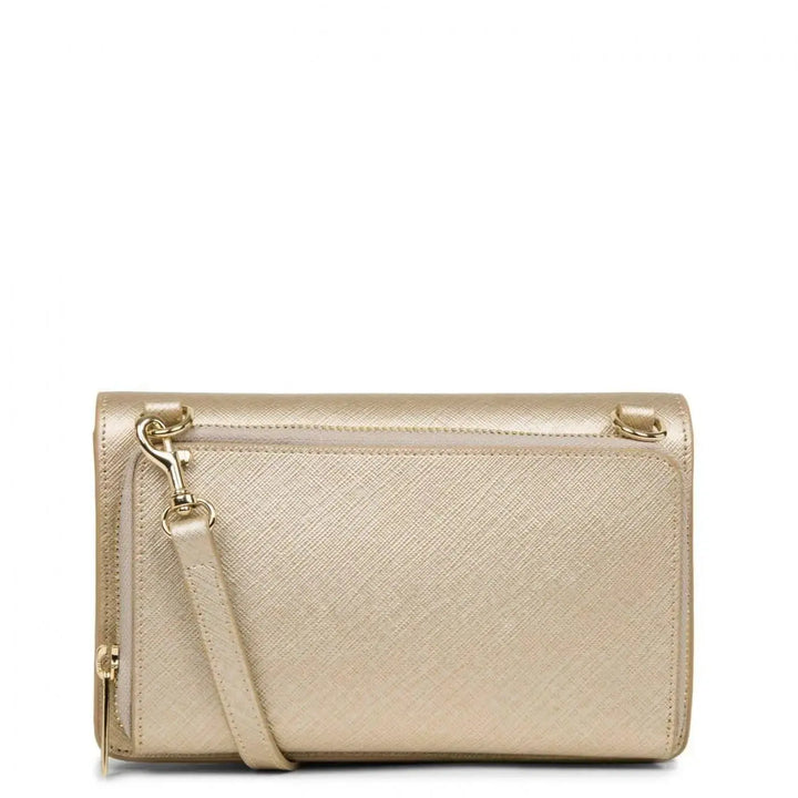 Pochette Lancaster Saffiano Signature 527-29 - Pochette Lancaster Saffiano Signature 527-29 - Champagne Melisac -Reims