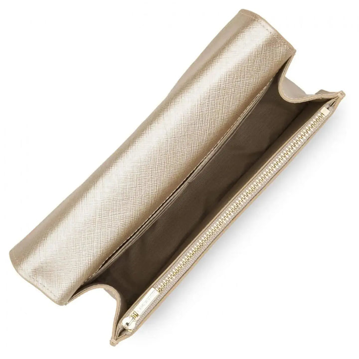 Pochette Lancaster Saffiano Signature 527-29 - Pochette Lancaster Saffiano Signature 527-29 - Champagne Melisac -Reims