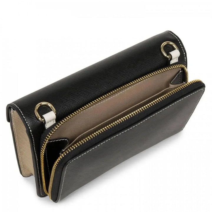 Pochette Lancaster Saffiano Signature 527-29 - Pochette Lancaster Saffiano Signature 527-29 - Champagne Melisac -Reims