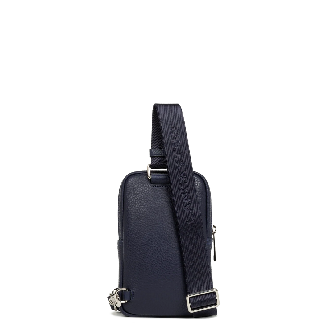 Pochette Smartphone en cuir bleu Lancaster pour Hommes