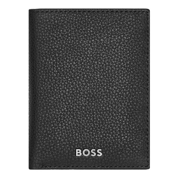 Porte-cartes Hugo Boss Classic Grained en cuir grainé noir - Melisac