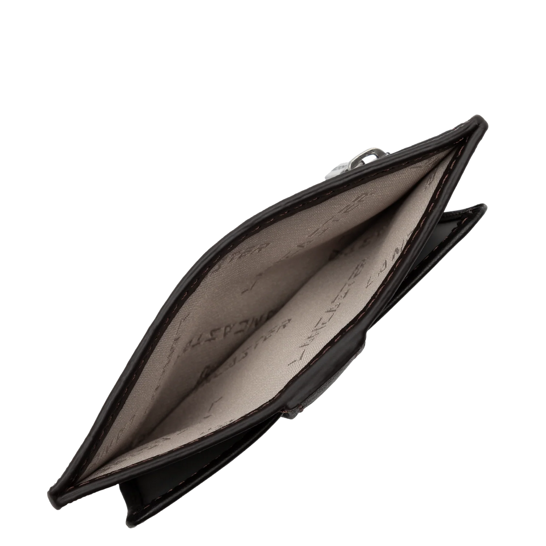 Porte-cartes Lancaster Homme en cuir marron