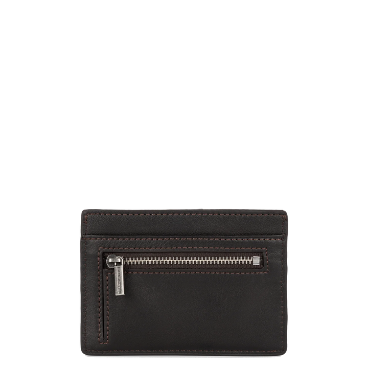 Porte-cartes Lancaster Homme en cuir marron