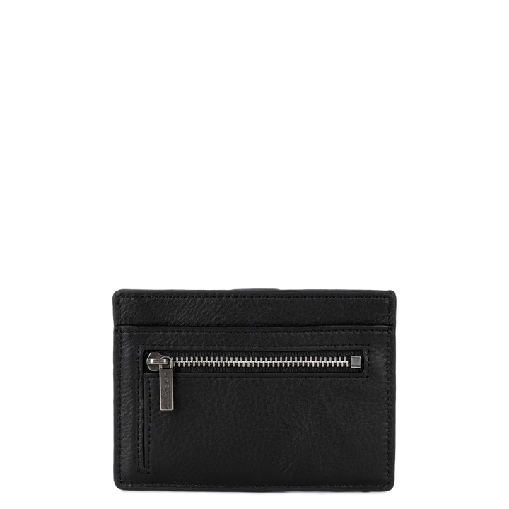 Porte-cartes Lancaster Homme en cuir noir