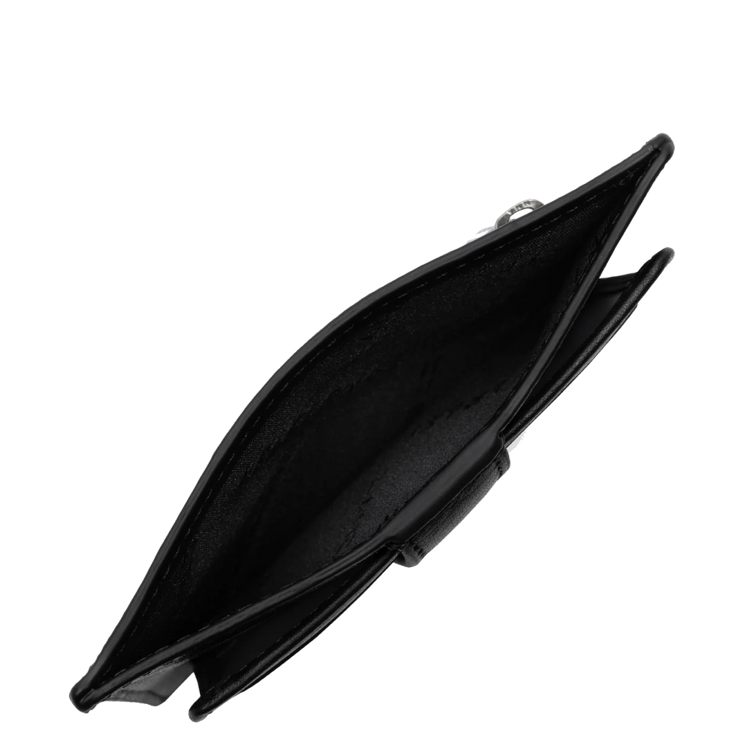 Porte-cartes Lancaster Homme en cuir noir