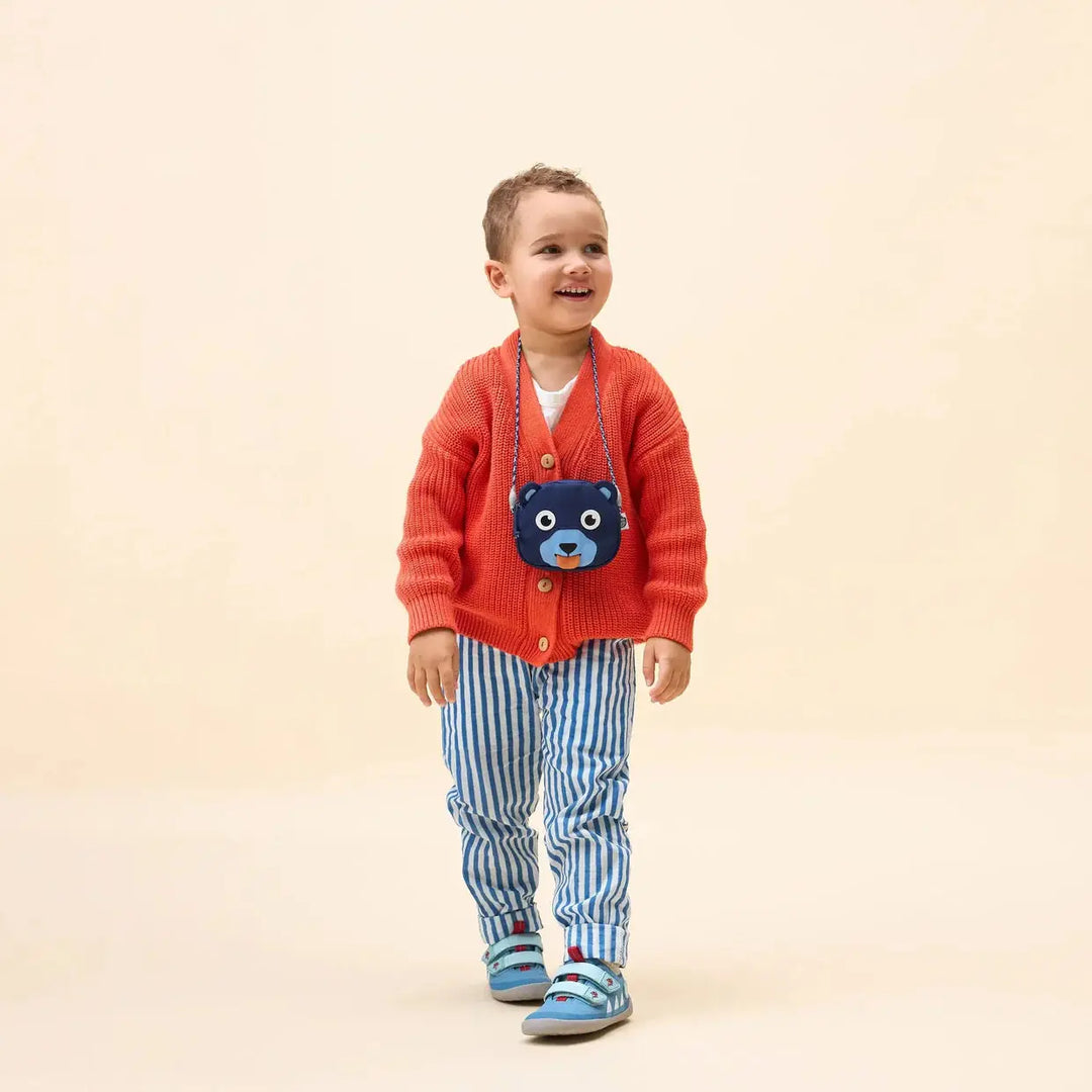 Portemonnaie bleu Ours Affenzahn pour enfants - Melisac