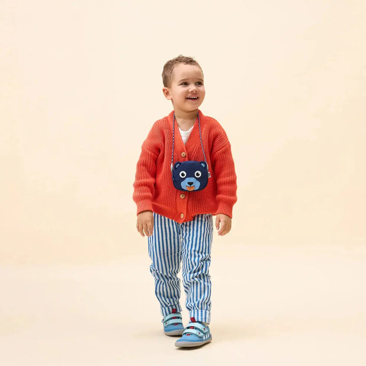 Portemonnaie bleu Ours Affenzahn pour enfants - Melisac