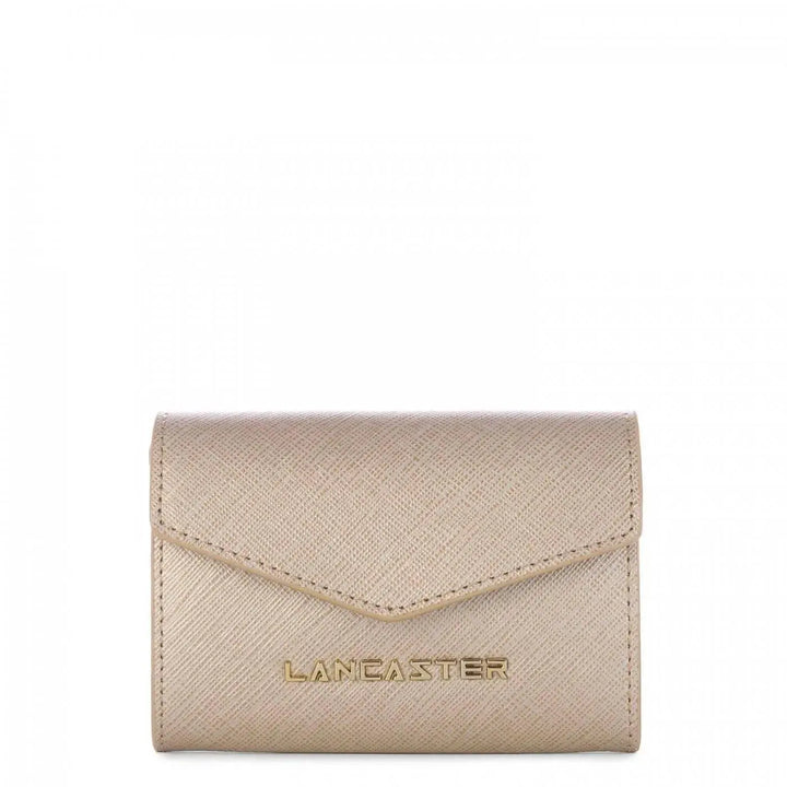 Porte monnaie Lancaster Saffiano Signature 127-01 - Porte monnaie Lancaster Saffiano Signature 127-01 - Champagne Melisac -Reims