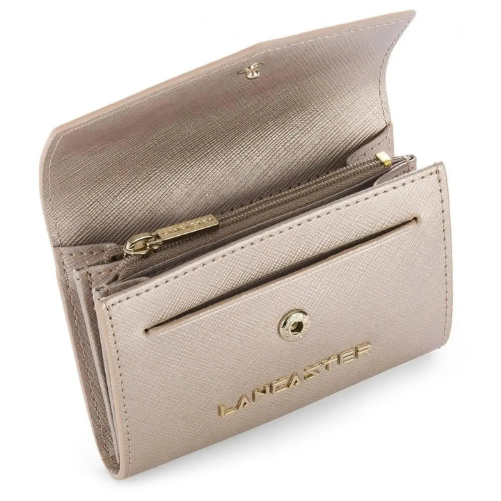 Porte monnaie Lancaster Saffiano Signature 127-01 - Porte monnaie Lancaster Saffiano Signature 127-01 - Champagne Melisac -Reims