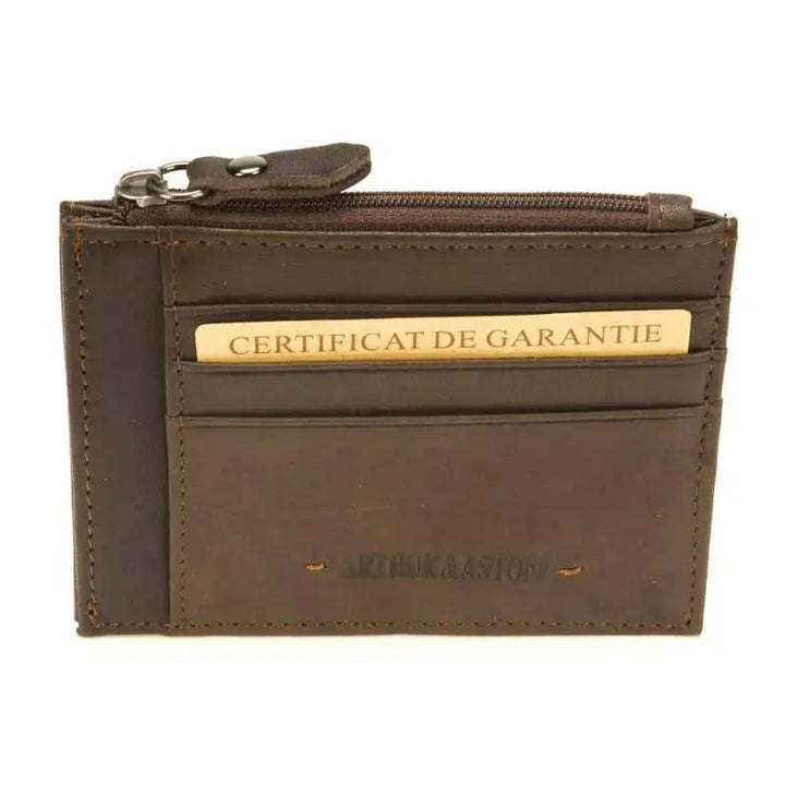 Porte monnaie/ carte Arthur & Aston 2028-271 - Porte monnaie/ carte Arthur & Aston 2028-271 - Chataigne Melisac -Reims