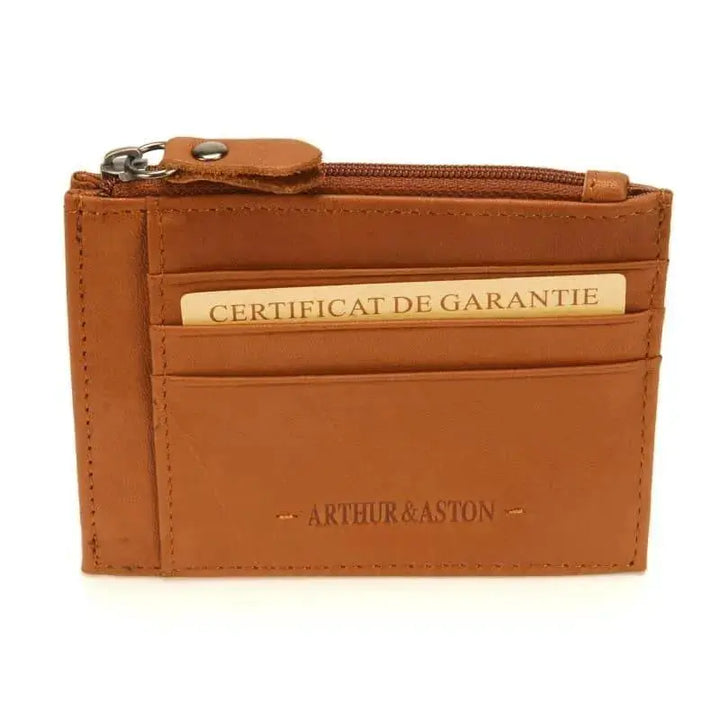 Porte monnaie/ carte Arthur & Aston 2028-271 - Porte monnaie/ carte Arthur & Aston 2028-271 - Cognac Melisac -Reims
