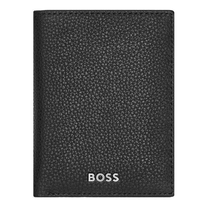 Porte-cartes Hugo Boss Classic Grained en cuir grainé noir - Melisac