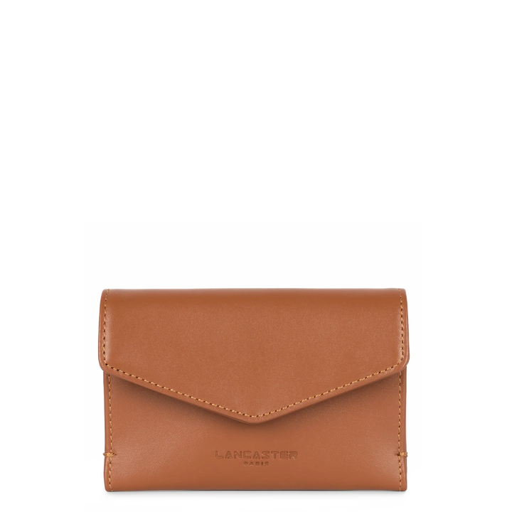 Portecartes en cuir marron pour femmes Lancaster 133-028