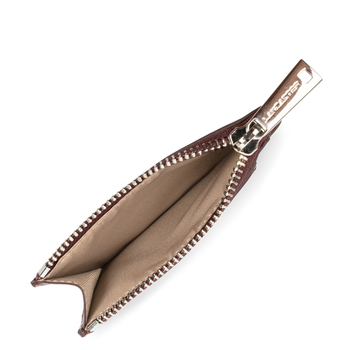 Portecartes en cuir bordeaux Lancaster 131-022 pour femmes