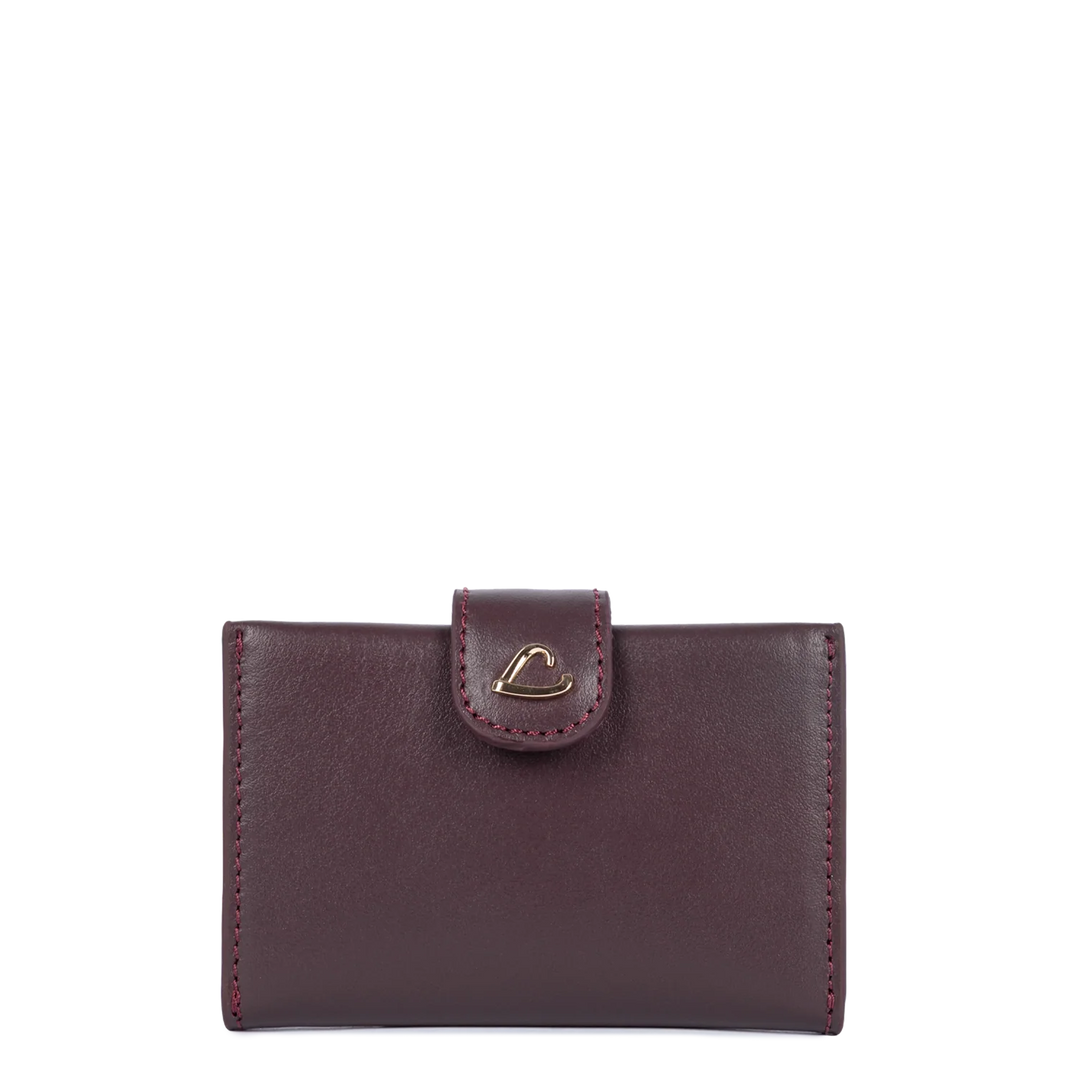 Portecartes en cuir Lancaster Paris Philos 133-00 pour femmes