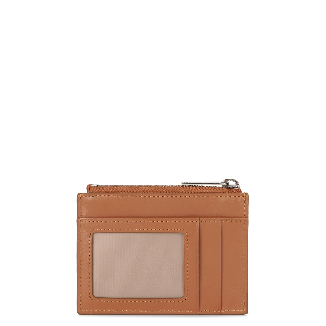 Portecartes en cuir camel Lancaster 131-022 pour femmes