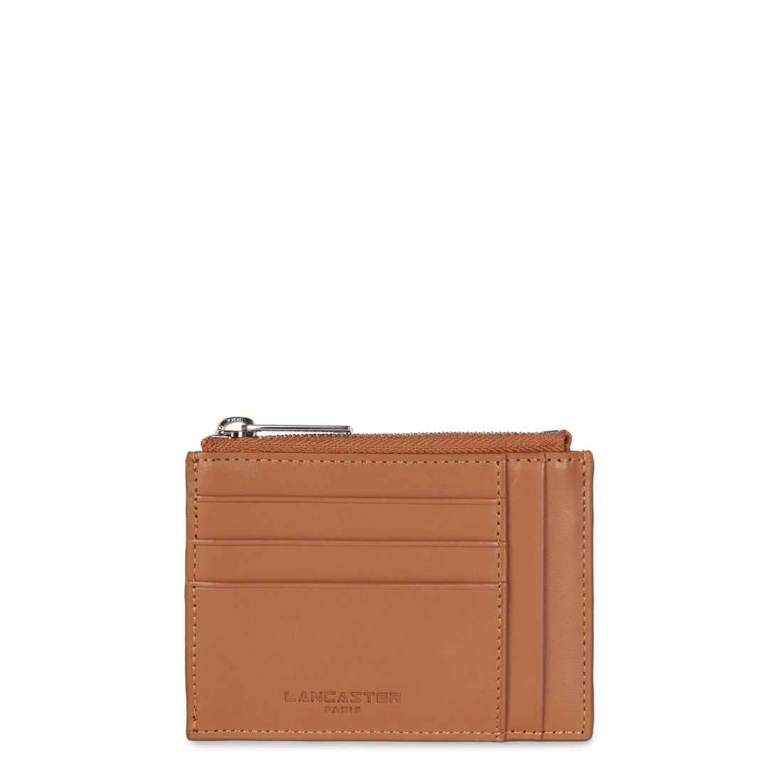 Portecartes en cuir camel Lancaster 131-022 pour femmes