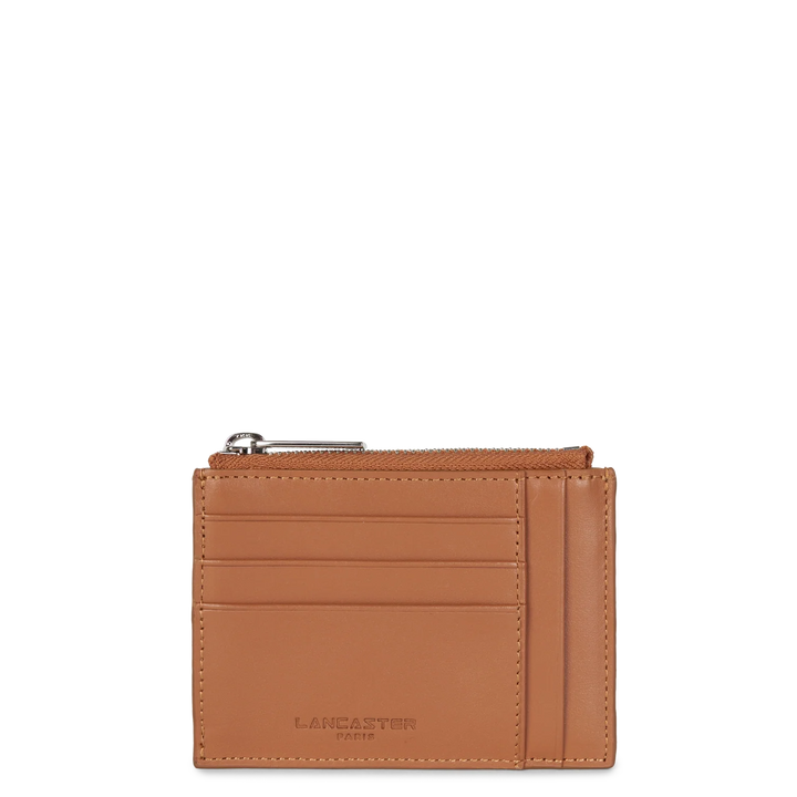 Portecartes en cuir camel Lancaster 131-022 pour femmes