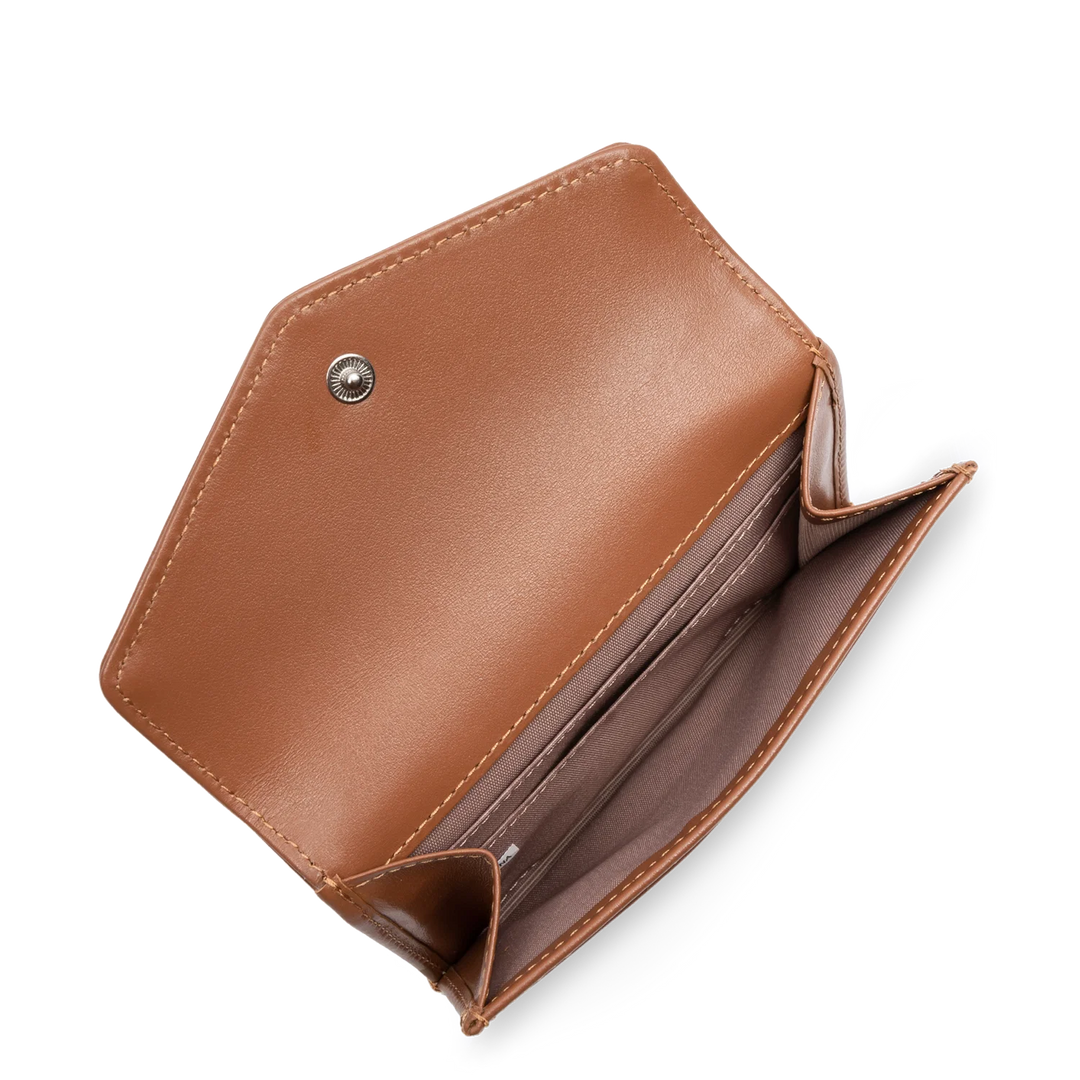 Portecartes en cuir marron pour femmes Lancaster 133-028