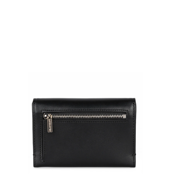 Portecartes en cuir noir pour femmes Lancaster 133-028