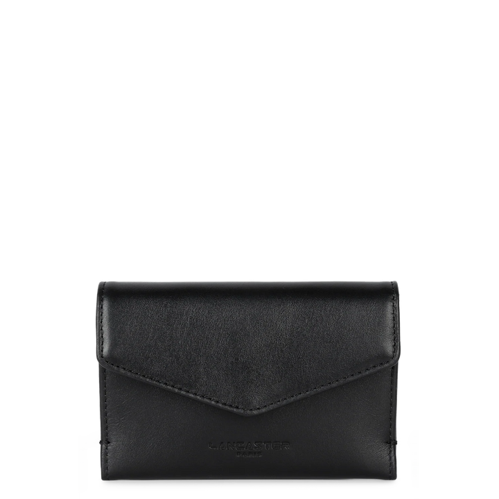 Portecartes en cuir noir pour femmes Lancaster 133-028