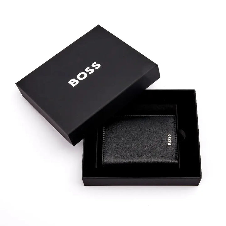 Portefeuille Hugo Boss Classic en cuir noir - Melisac