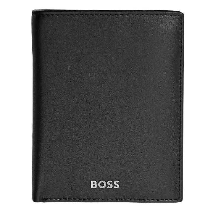 Portefeuille Classic Smooth Hugo Boss en cuir noir - Melisac
