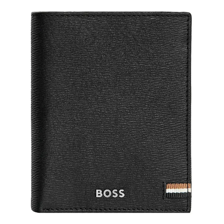 Portefeuille Iconic Noir Hugo Boss en cuir - Melisac