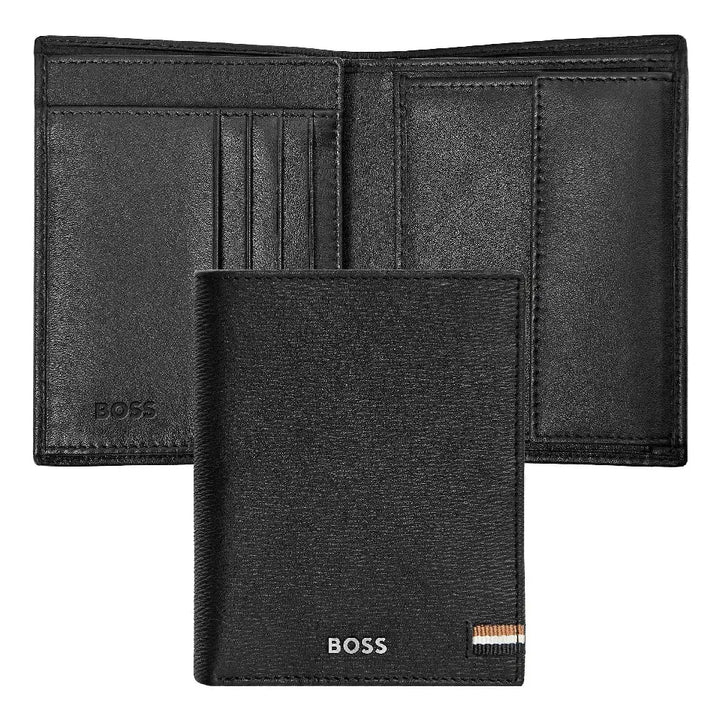 Portefeuille Iconic Noir Hugo Boss en cuir - Melisac