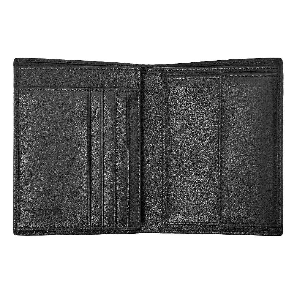 Portefeuille Iconic Noir Hugo Boss en cuir - Melisac
