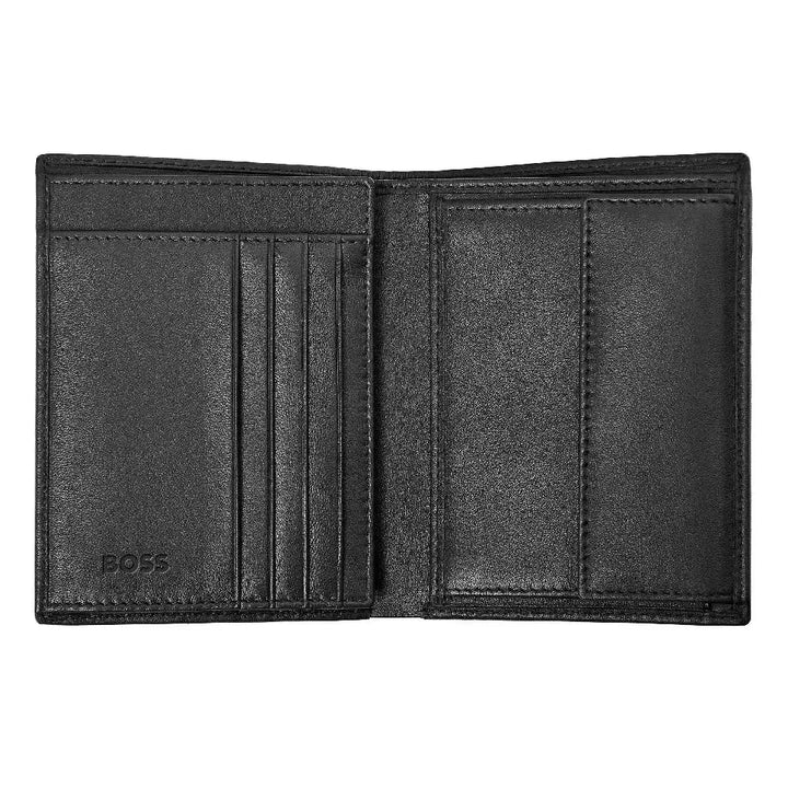 Portefeuille Iconic Noir Hugo Boss en cuir - Melisac