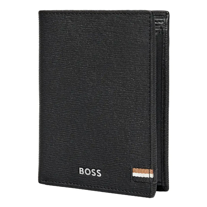 Portefeuille Iconic Noir Hugo Boss en cuir - Melisac