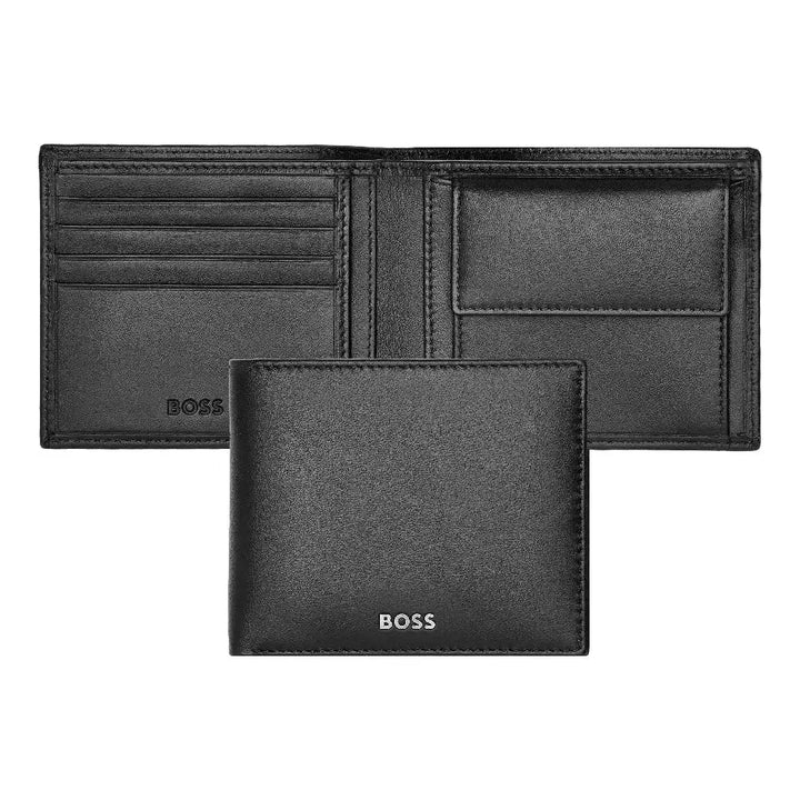 Portefeuille Italien Classic Smooth Noir Hugo Boss - Melisac