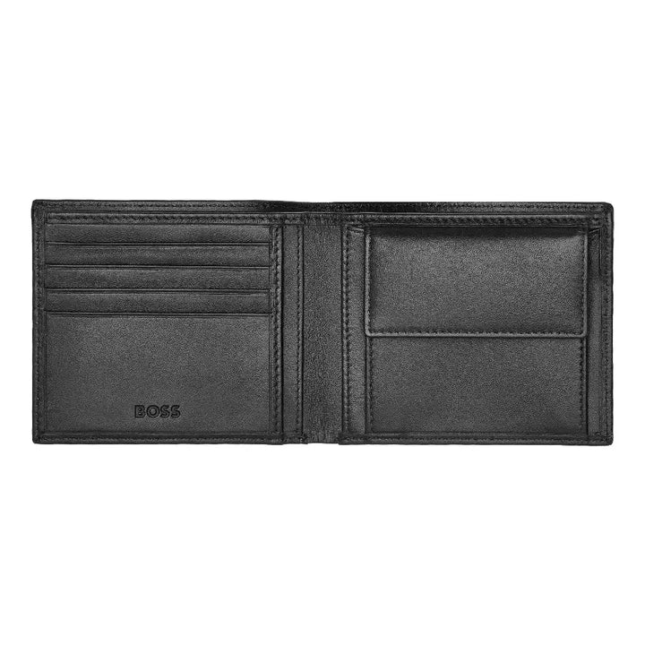Portefeuille Italien Classic Smooth Noir Hugo Boss - Melisac