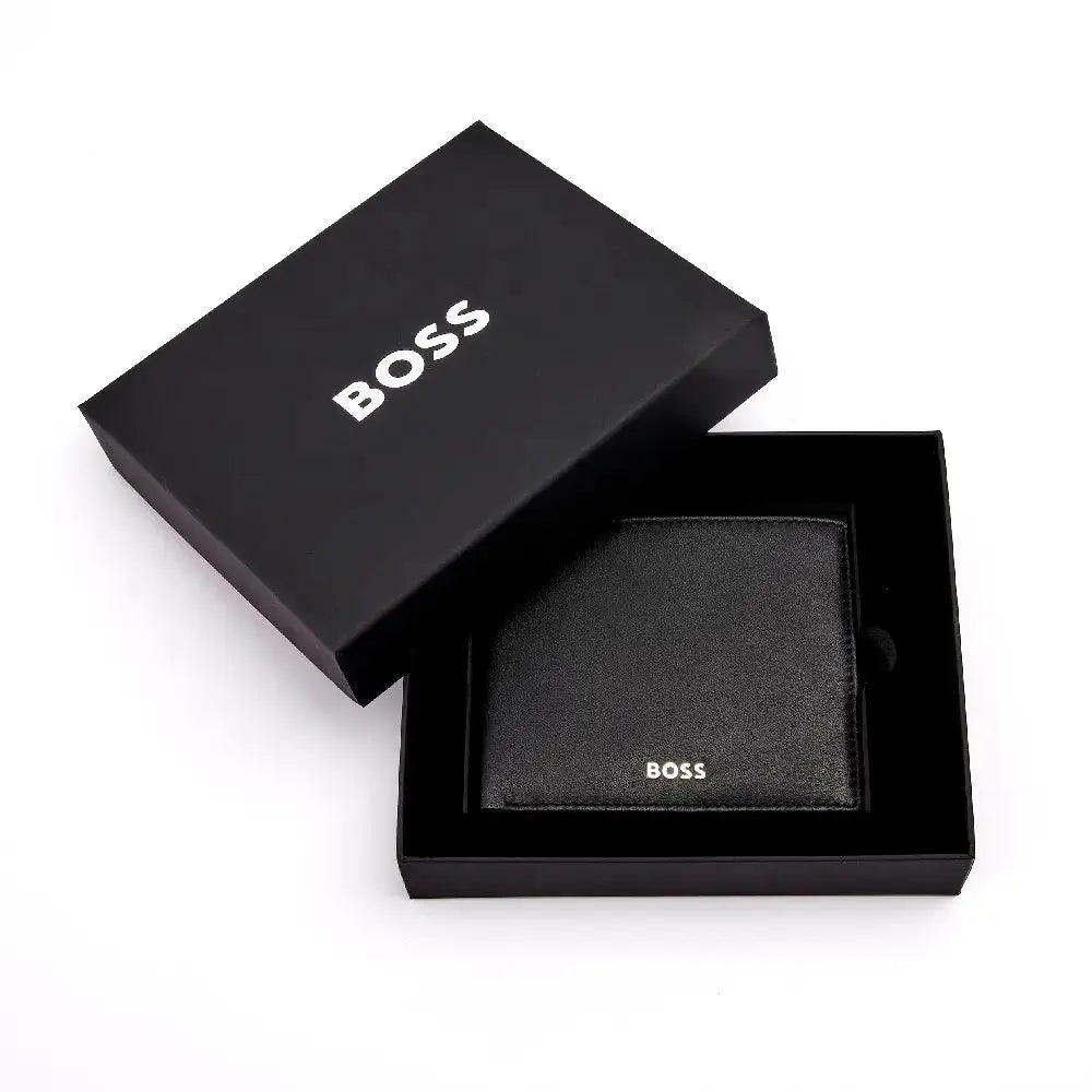 Portefeuille Italien Classic Smooth Noir Hugo Boss - Melisac