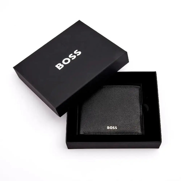 Portefeuille Italien Classic Smooth Noir Hugo Boss - Melisac