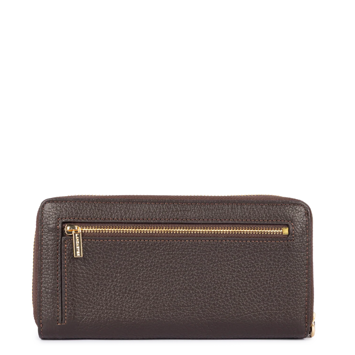Portefeuille marron en cuir Lancaster Dune 129-18 pour femmes