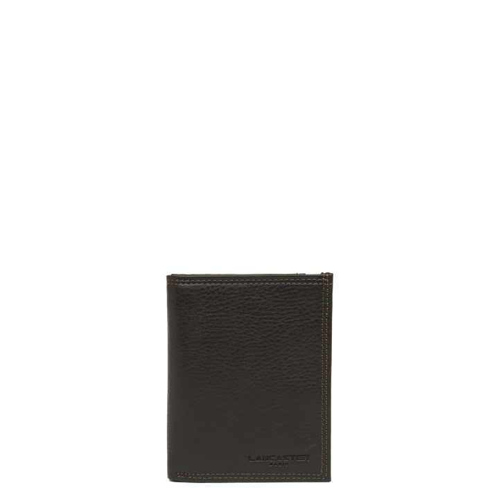 Portefeuille Lancaster Homme en cuir kaki modèle 120-12