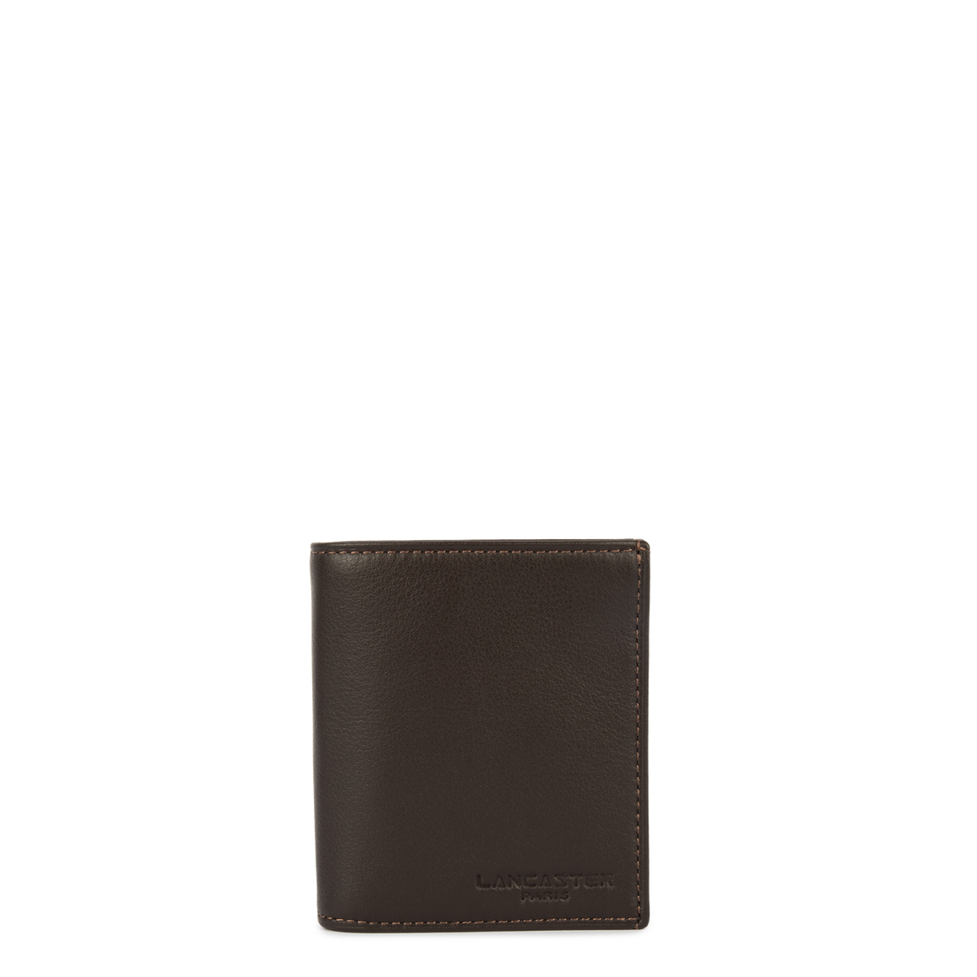 Portefeuille Homme lancaster en cuir kaki Soft Vintage 120-46