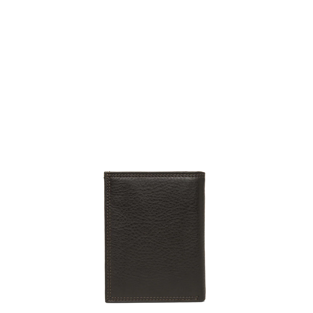 Portefeuille Lancaster Homme en cuir kaki modèle 120-12