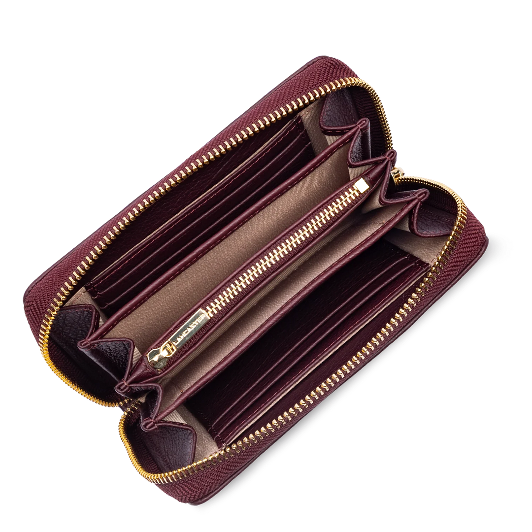Portefeuille en cuir Lancaster 129-17 pour femmes