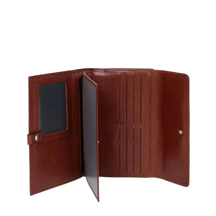 Portefeuille compagnon Hexagona 337323 - Portefeuille compagnon Hexagona 337323 - Marron Melisac -Reims
