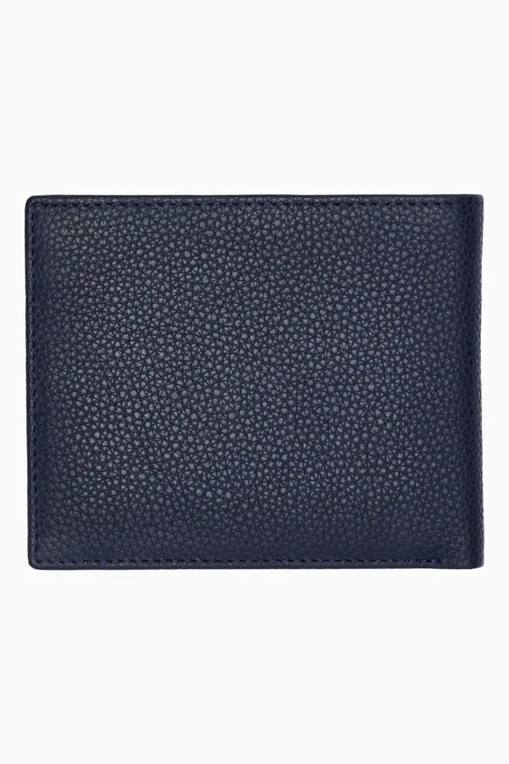 Portefeuille bleu en cuir grainé Hugo Boss - Melisac