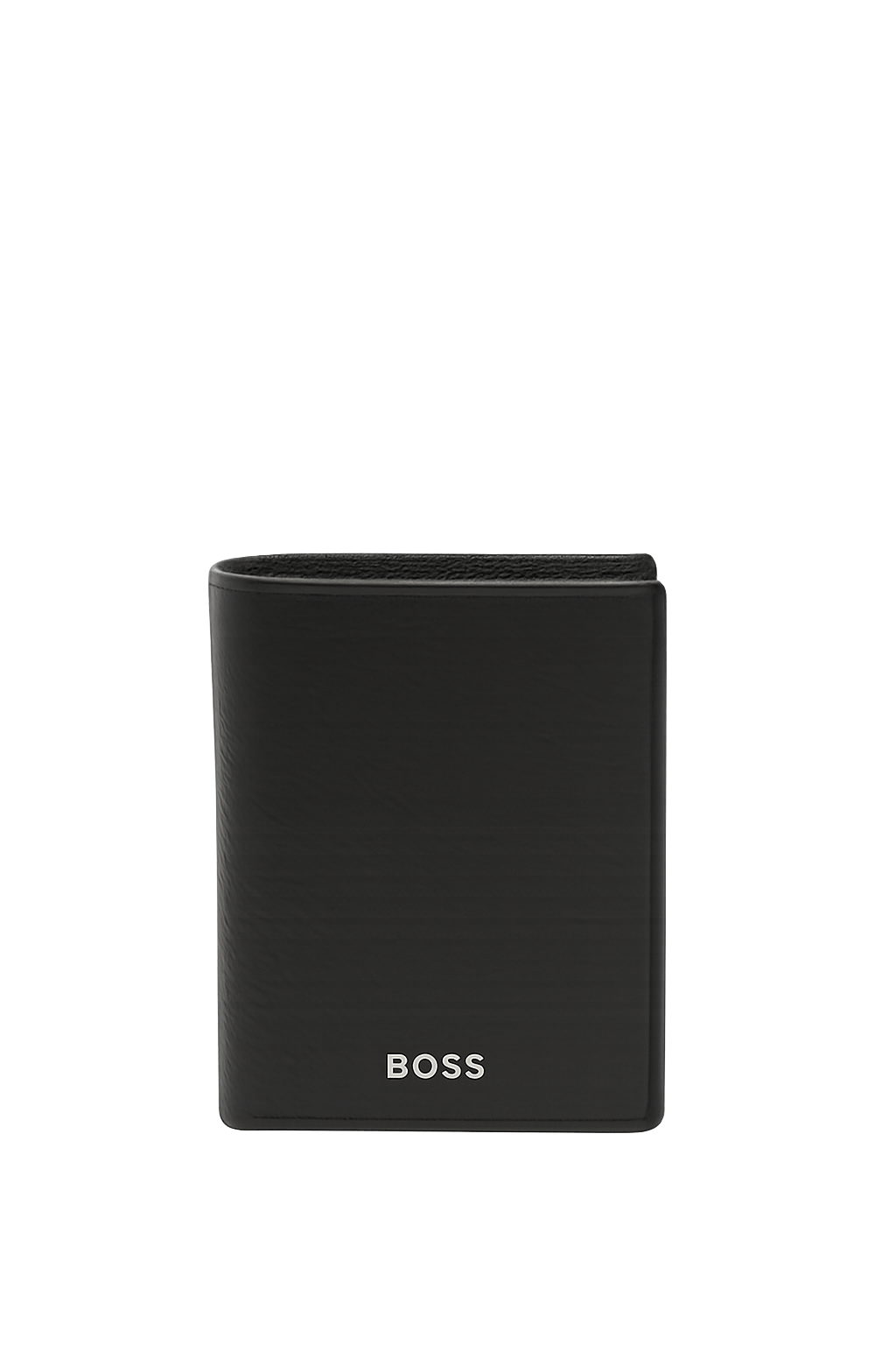 Portefeuille en cuir noir Hugo Boss pour hommes - Melisac