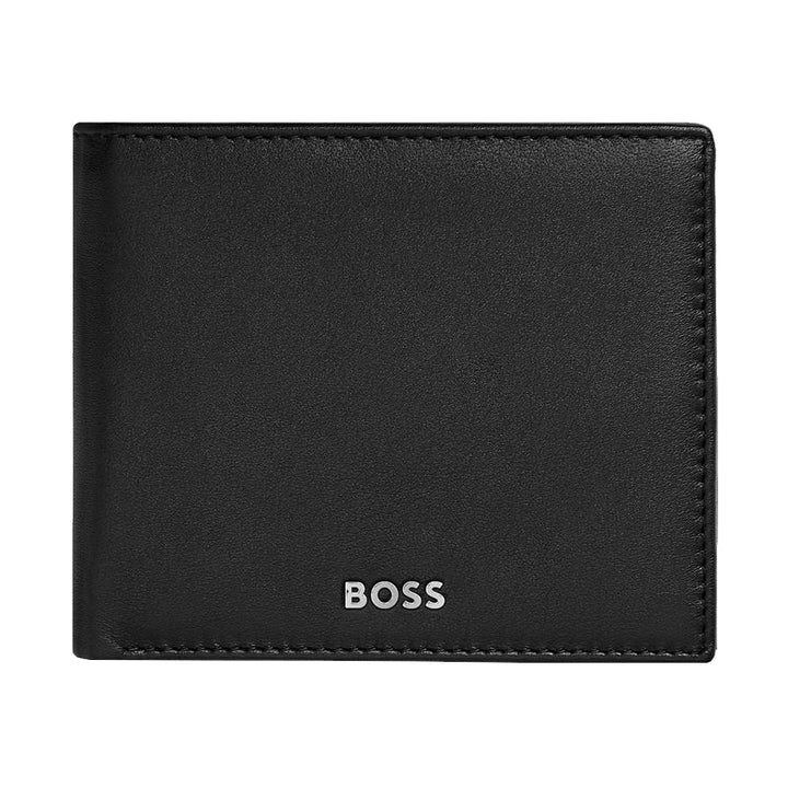 Portefeuille cuir noir  Italien Classic Smooth Hugo Boss - Melisac